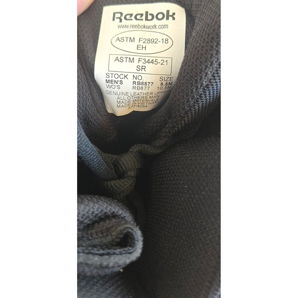 Reebok Rapid Response RB RB8877 Mens 8.5 Waterproof Tactical Side Zip BootsBlack - Picture 6 of 9